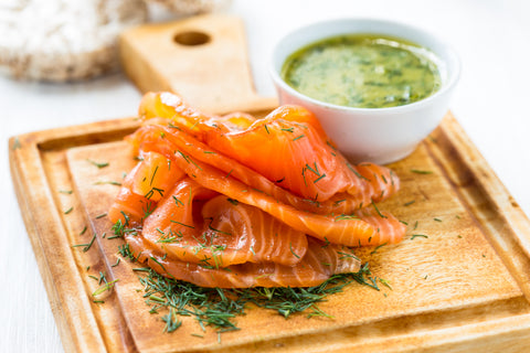 Delicate mosterd dille saus